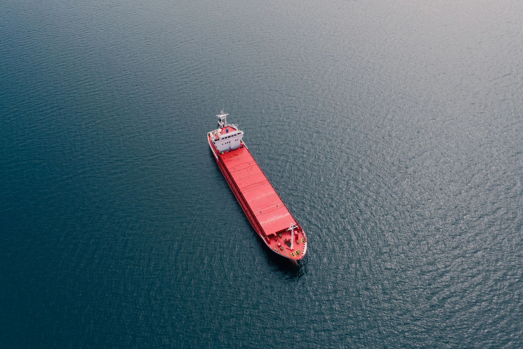 Cargo ship representing global trade and international reach